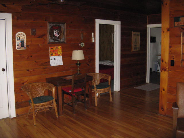 Interior picture of Hemlock cottage